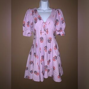 House Of Harlow 1960 dress size 0 XS small linen